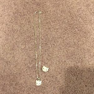 Hello Kitty Ring & Necklace Set